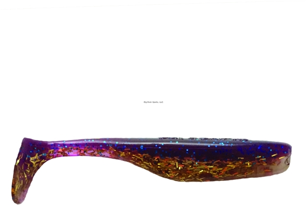 Picture of Slayer Inc. Sinister Swim Tail (S.S.T.), 3 1/2", Tiger, 10/Pack