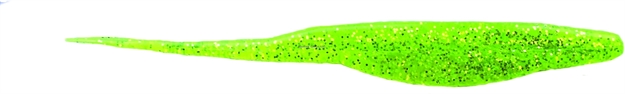 Picture of Slayer Inc. Sinister Twitch Bait (S.T.B), 5", Chartreuse Silver Glitter, 8/Bag
