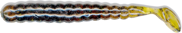 Picture of Slider Bass/Walleye Grub  3" Green Pumpkin 13/Pack