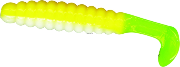 Picture of Slider Crappie/Panfish Grub W/Vibratail, 1 1/2", Acid Rain, 18/Pack