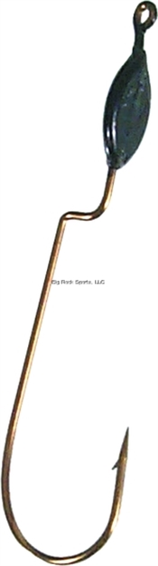 Picture of Slider Snagless Weedless Head, 2.31", 1/16 Oz, Black, 4/Pack