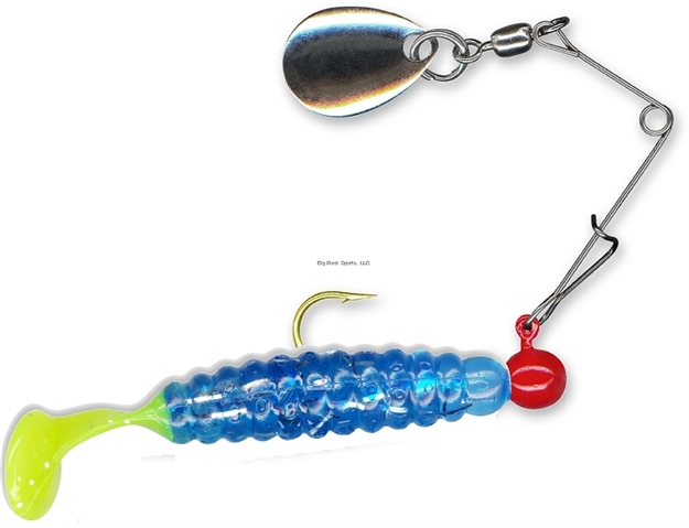 Picture of Slider Spin Jig  1/8 Oz. Blue Ice/Chartreuse Tail