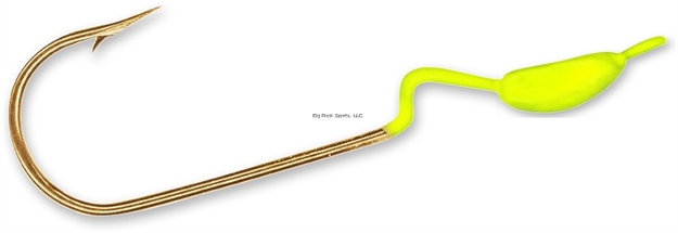 Picture of Slider Weedless Crappie Head 1 1/2", 1/32 Oz, Chartreuse, 18/Pack