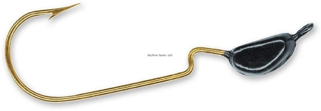 Picture of Slider Weedless Crappie Head 1 1/2", 1/8 Oz, Black 18/Pack