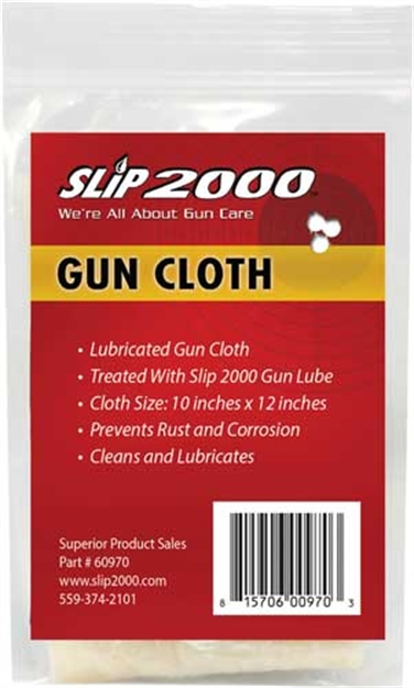 Picture of Slip 2000 2000 Gun Cleaning Cloth 10"X12" 60970 815706009703