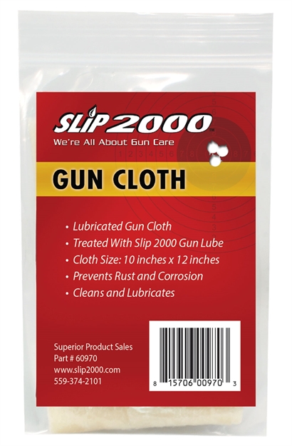 Picture of Slip 2000 (Sps Marketing) 60970 Gun Cleaning Cloth  10" X 12"