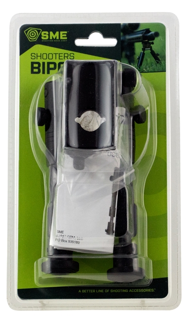 Picture of Sme Smebp Shooting Bipod Wtih Swivel Stud Rail Attachment Aluminum Black Anodized 6-9"