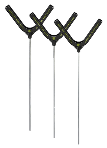 Picture of  Sme Smecth Clay Target Holder Black Standing Polymer 3 Per Pkg 888151018231