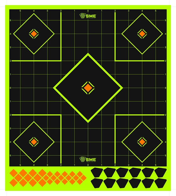 Picture of Sme Smetrg12fds Splatter Target Sight-In 6 Pack