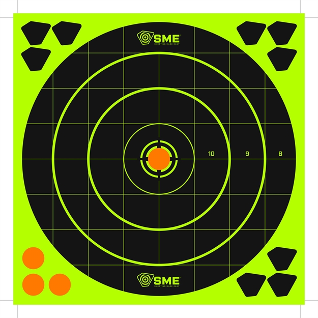 Picture of Sme Smetrg8rs Splatter Target Round 6 Pack 8" Circle