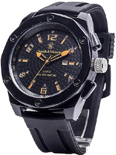 Picture of Smith & Wesson & Wesson Black And Orange "Ego" Watch