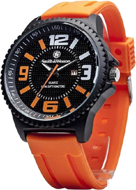 Picture of Smith & Wesson & Wesson Orange And Black "Ego" Watch