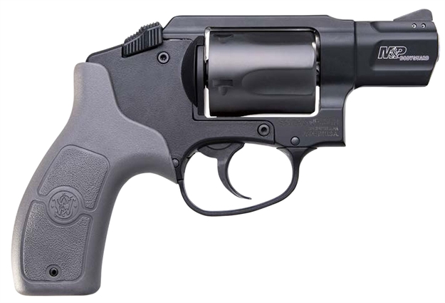 Picture of Smith & Wesson 103039 M&P Bodyguard 38 S&W Spl +P 1.88" Matte Black  Barrel, 5Rd Black Pvd Finish Cylinder, Matte Black Aluminum J-Frame, Gray Polymer Grip