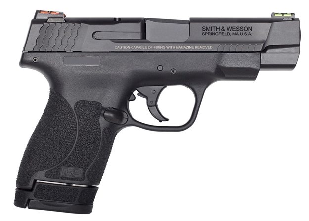 Picture of Smith & Wesson M&P Shield M2.0 Semi-Auto Pistol, 40 S&W, 4" Bbl, Pc, 7+1 & 6+1 Rnd, Fiber Optic Sights, Cleaning Kit 11796 022188871289