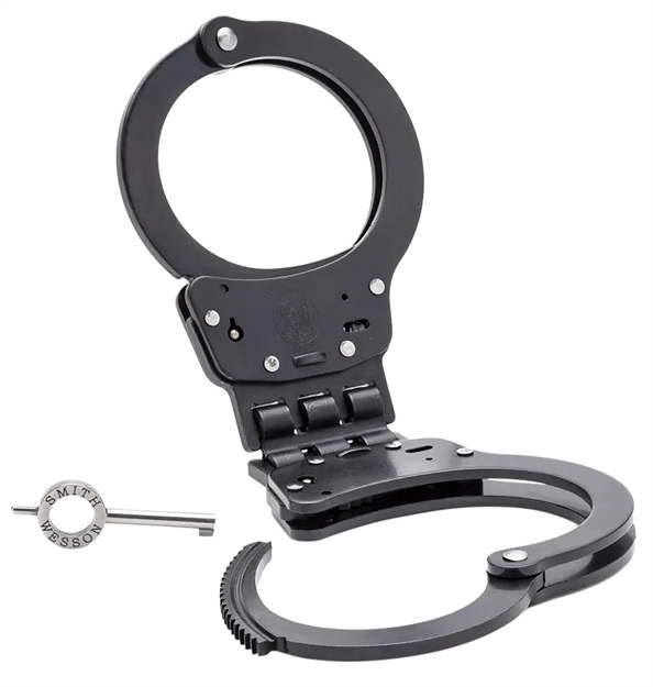 Picture of Smith & Wesson Handcuffs Model 300 Std Hinged Blue 350095 022188500950
