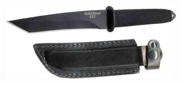 Picture of Smith & Wesson Knife Hrt Tanto Boot Knife Black W/Sheath