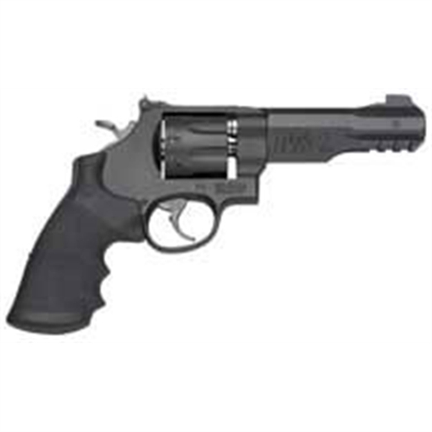 Picture of  Smith & Wesson 170292 M&P Performance Center R8 357 Mag OR 38 S&W Spl +P 5" Black Barrel With Picatinny Acc. Rail, 8Rd Black Cylinder, Black  Scandium Alloy N-Frame, Synthetic Grip