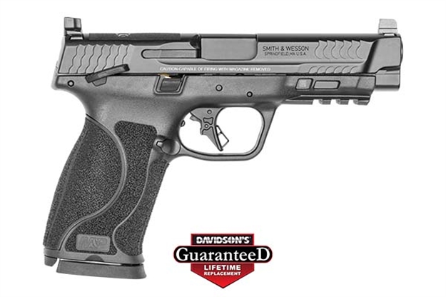 Picture of  Smith & Wesson 13388 M&P M2.0 M2.0 Full Size 10Mm Auto 15+1, 4.60" Black Armornite Stainless Steel Barrel & Optic Cut/Serrated Slide, Matte Black Polymer Frame W/Picatinny Rail