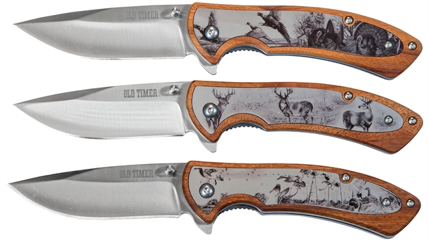 Picture of Smith & Wesson OT Wood Folder W/Etch 3-Pac