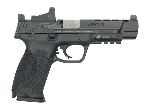 Picture of Smith & Wesson|Smith & Wesson Performance Ctr M&P PC M2.0 Semi-Auto Pistol, 9Mm, 5" Ported Bbl, Black, Core, With C.T. Red Dot Optic, 17+1 Rnd 12470