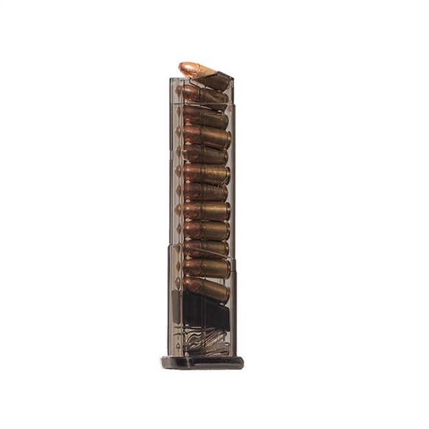 Picture of Elite Tactical Systems Group Mag SW Shield 9Mm 12Rd Extend Carbon Smoke SMK-SW9-SHD-12