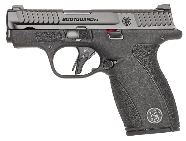 Picture of  Smith & Wesson 13927 Bodyguard 2.0 Micro Frame 380 Acp 12+1 2.75" Black Armornite Stainless Steel Barrel, Black Armornite Serrated Stainless Steel Slide, Black Polymer Frame, Textured Grip