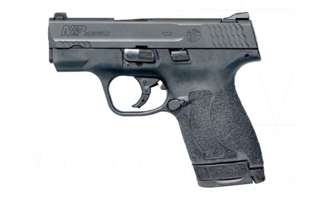Picture of Smith & Wesson M&P 40 Shield M2.0 Semi-Auto Pistol, 40 S&W, 3.1 Bbl, Black, Poly Grip, 1 6+1 2 7+1 Rnd, NO Thumb Safety, Night Sights 11816 022188872316
