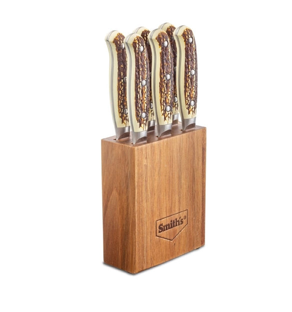 Picture of Smith's Cabin & Lodge Cutlery 7-Pcs Steak Block Set