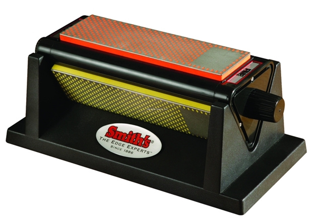 Picture of Smith's Diamond Tri-Hone Bench Stone, 8", Coarse & Fine Diamond, Natural Arkansas