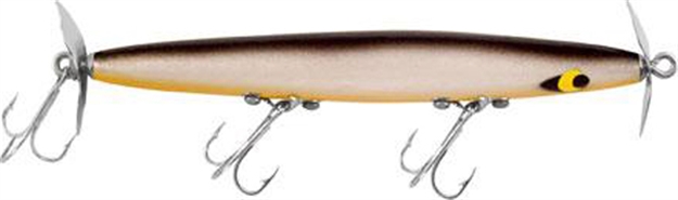 Picture of Smithwick Devil's Horse Twin Prop Topwater Lure, 4 1/2", 1/2 Oz, Chrome/Blackback, Floating AF231 049575200316