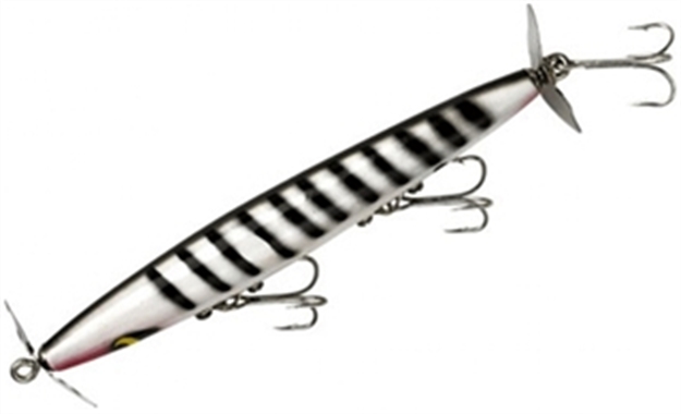 Picture of Smithwick Devil's Horse Twin Prop Topwater Lure, 4 1/2", 3/8 Oz, Silver Shiner, Floating AF113