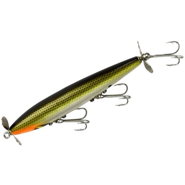 Picture of Smithwick Devil's Horse Twin Prop Topwater Lure, 4 1/2", 3/8 Oz, Blackback/Dark Green Scale, Floating AF190