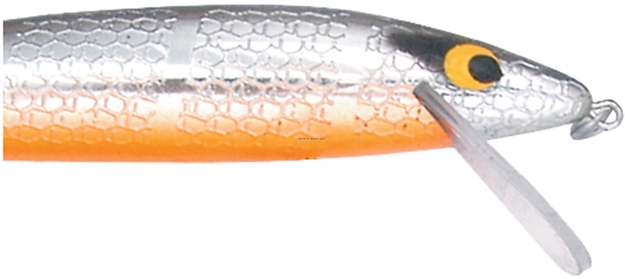 Picture of Smithwick Suspending Rattlin' Rogue Jerkbait, 4 1/2", 3/8 Oz, Chrome Blackback Orange Belly