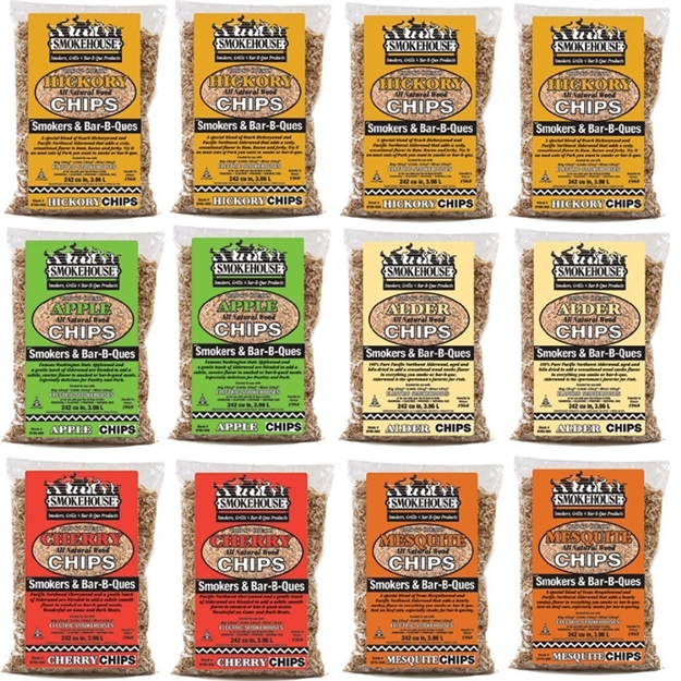 Picture of Smokehouse Assorted Wood Flavored Chips 12 Pack Assortment