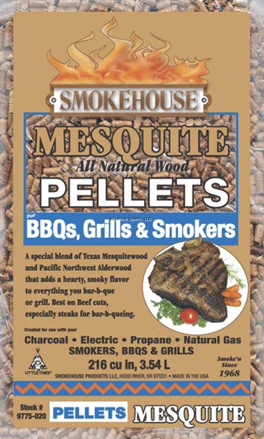 Picture of Smokehouse Bbq, Grill & Smoker Pellets 3.54 Liter-Mesquite