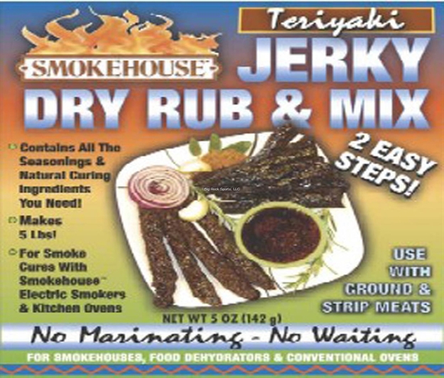 Picture of Smokehouse Jerky Dry Rub & Mix Teriyaki 8 OZ