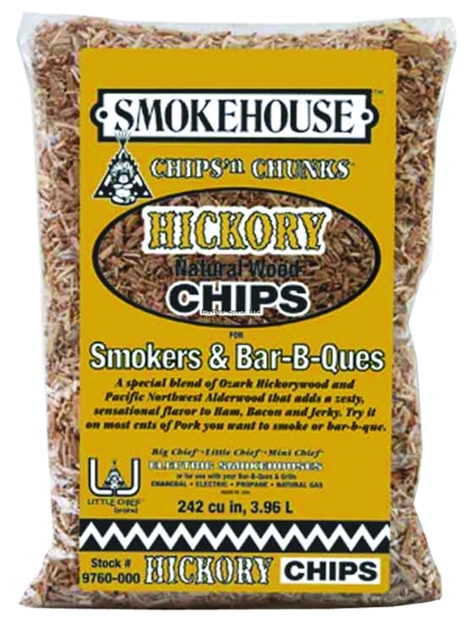 Picture of Smokehouse Wood Chips 1.75 LB Bag Hickory