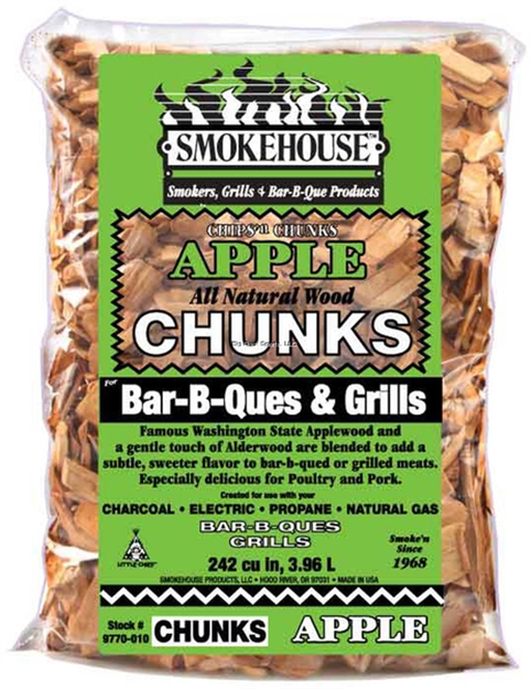 Picture of Smokehouse Wood Chunks 1.75 LB Bag Apple