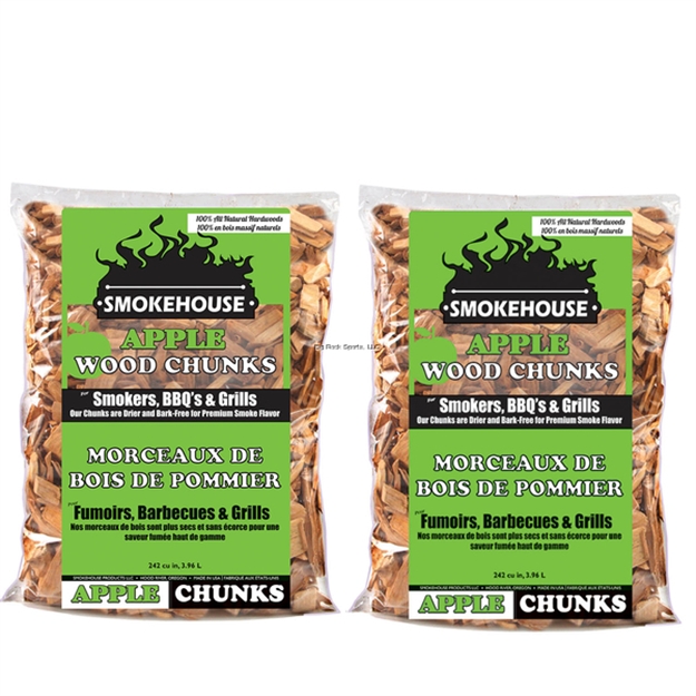 Picture of Smokehouse Wood Chunks-Apple/Apple 2-Pack
