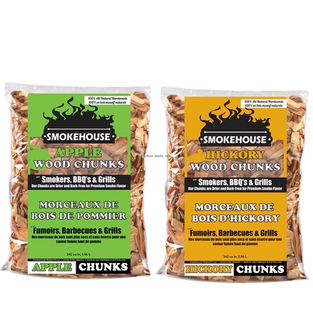 Picture of Smokehouse Wood Chunks-Hickory/Apple 2-Pack