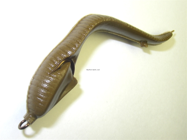 Picture of Snag Proof Leech, 3 1/2", 1/8 Oz, SZ 1 Double Hook, Brown, Floating