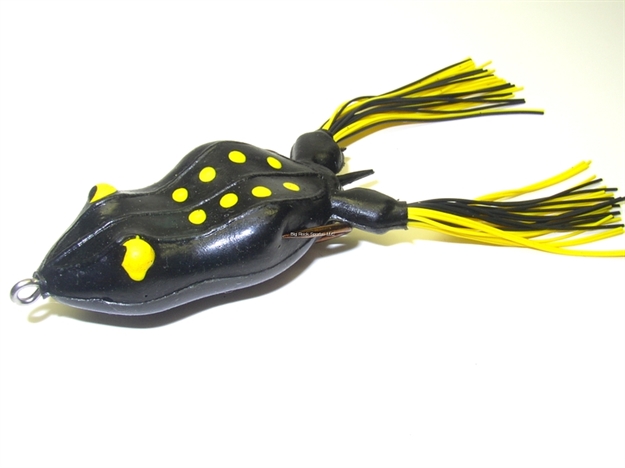 Picture of Snag Proof Original Moss Master Tournament Frog, 4 1/2", 1/2 Oz, 6/0 Double Hook, Black