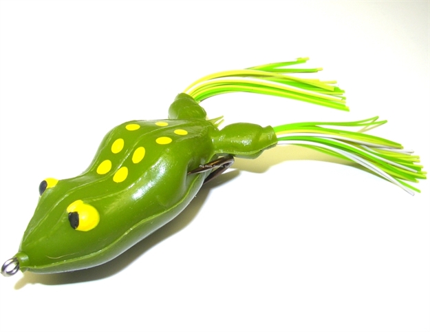 Picture of Snag Proof Original Moss Master Tournament Frog, 4 1/2", 1/2 Oz, 6/0 Double Hook, Green