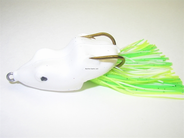Picture of Snag Proof Original SK Frog Ultra, 3 1/2", 1/4 Oz, Mustad 5/0 Double Hook, White