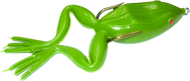 Picture of Snag Proof Original Spinning Frog, 3 1/4", 1/4 Oz, 3/0 Double Hook, Green, Floating