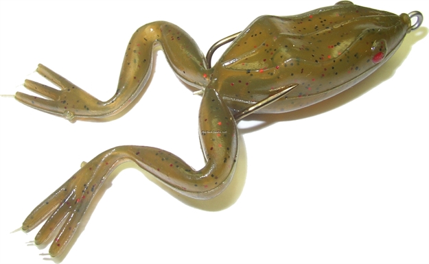 Picture of Snag Proof Original Spinning Frog, 3 1/4", 1/4 Oz, 3/0 Double Hook, Green Pumpkin, Floating
