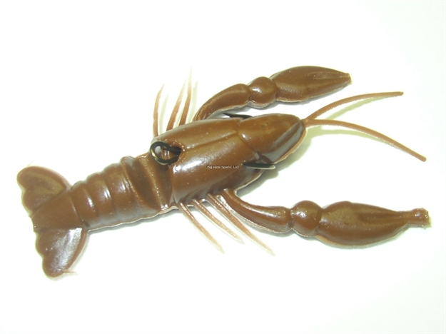 Picture of Snag Proof Spin Craw, 2 1/4", 1/8 Oz, SZ 6 Double Hook, Brown
