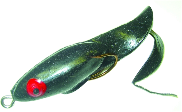Picture of Snag Proof Super Curly, Soft Hollow-Body Lure, Double Hook, Weedless, Black