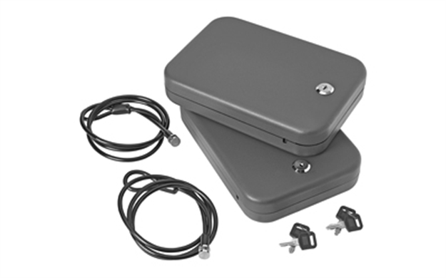 Picture of  Snapsafe 75201 Lock Box  Large Key Entry Black Steel 9.50" L X 6.50" W X 1.75" D 2Pk 851529004235