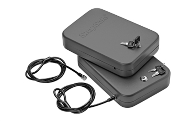 Picture of  Snapsafe 75211 Lock Box Keyed Alike XL Key Entry Black Steel Fireproof- Yes 2 Pack 851529004259